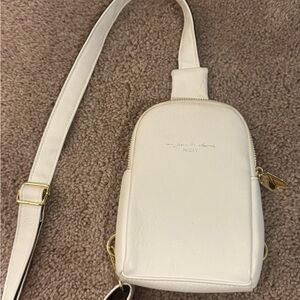 Crossbody Bag with Gold Accents